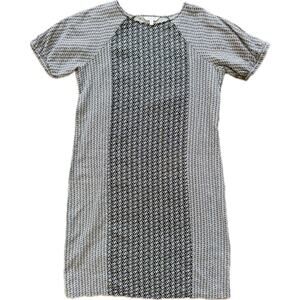 Garnet Hill Imogen 100% Linen Midi Dress Euro Flax L Puff Raglan Sleeve Midi